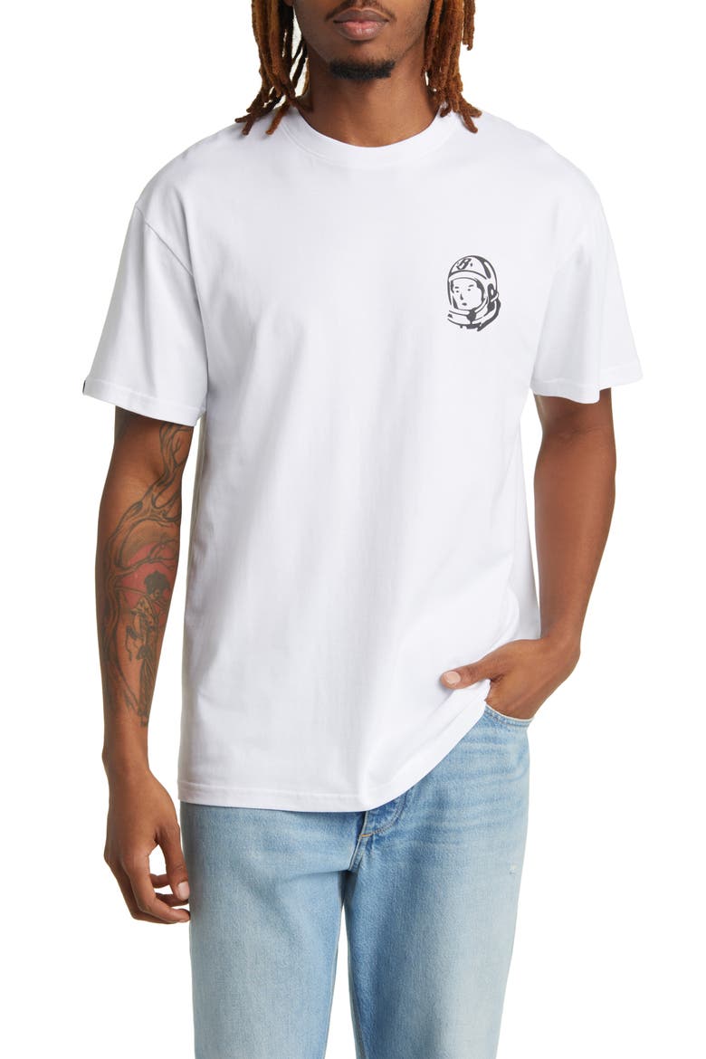 Helmet Logo T-Shirt, Main, color, WHITE
