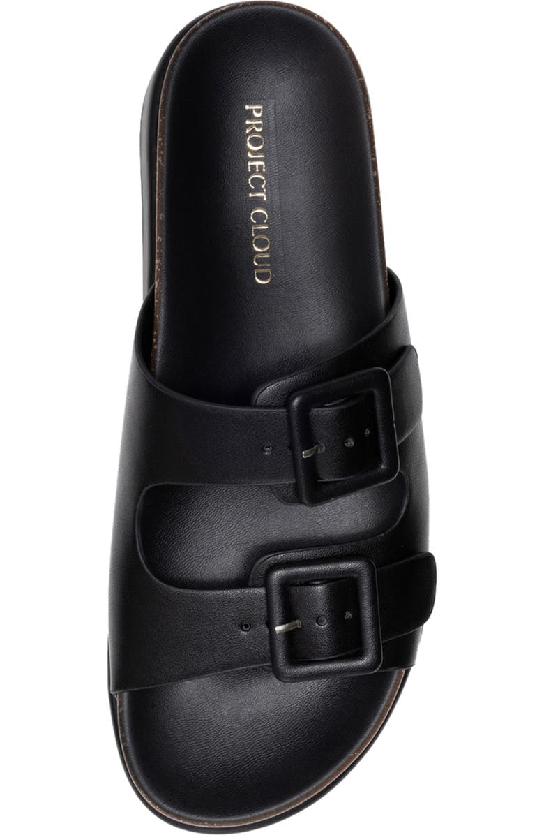 Project Cloud Skylar Slide Sandal, Alternate, color, Black