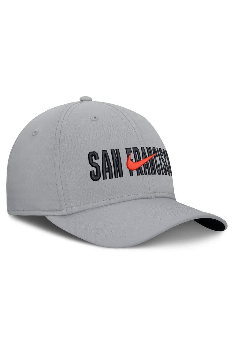 Men's Nike  Gray San Francisco Giants Primetime Rise Dri-FIT Flex Hat, Alternate, color, Gray