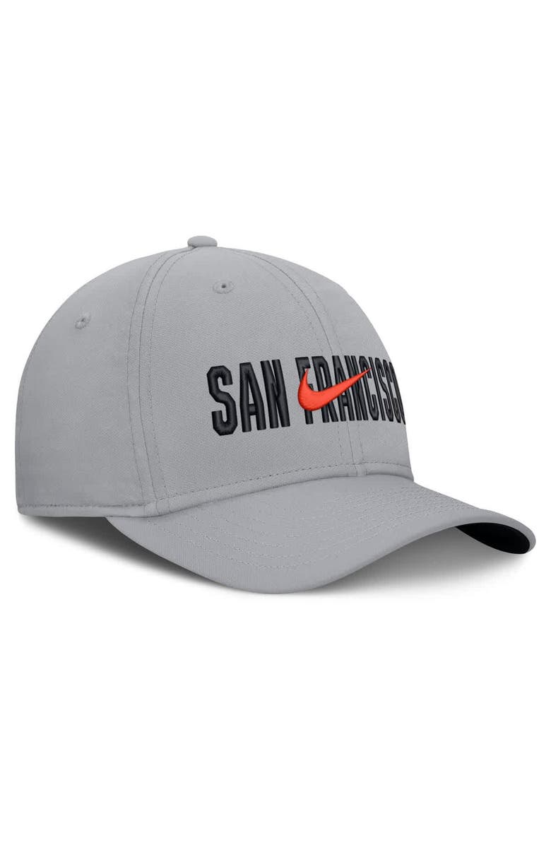 Nike Men's Nike Gray San Francisco Giants Primetime Rise Dri-FIT Flex Hat, Alternate, color, Gray