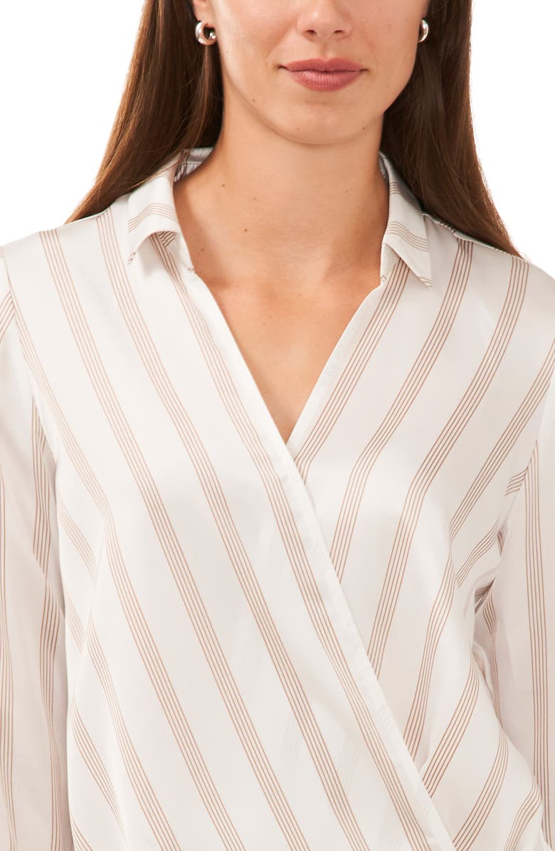Halogen<sup>®</sup> Stripe Wrap Top, Alternate, color, 