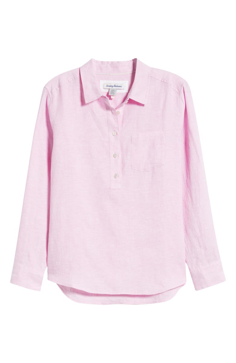 Tommy Bahama Coastalina Popover Blouse, Alternate, color, Lilac Chiffon
