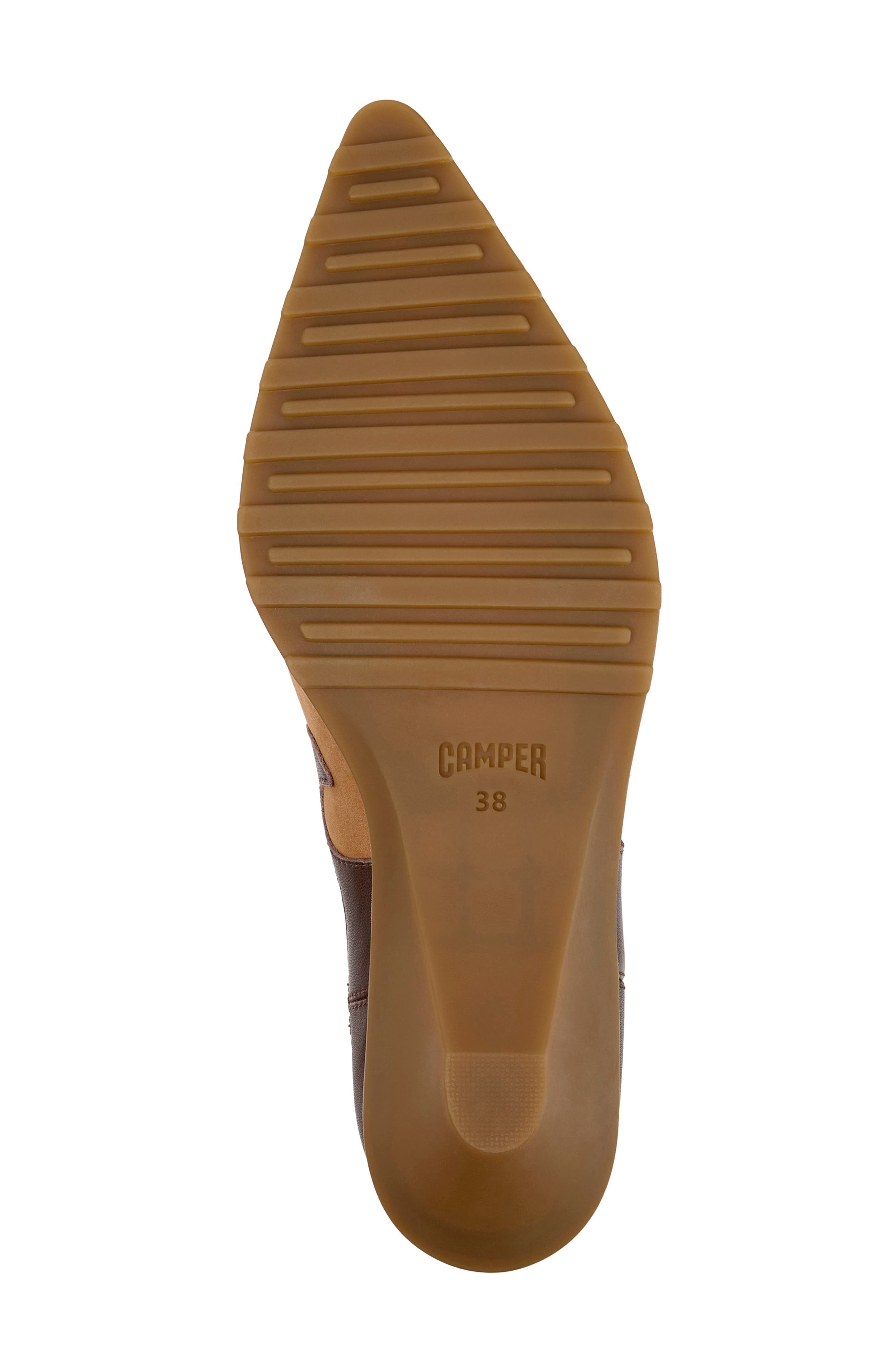 Anita Pointed Toe Chelsea Boot, Alternate, color, MEDIUM BROWN