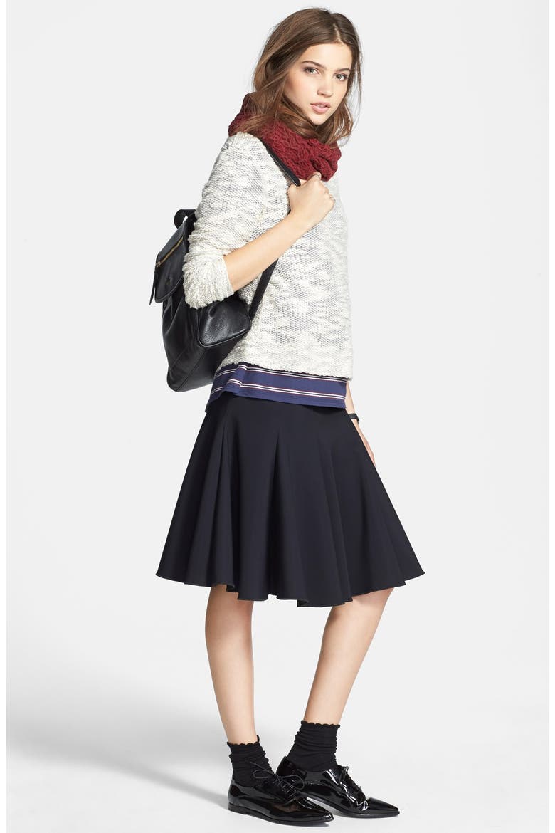 Trumpet Skirt, Alternate, color, RICH BLACK