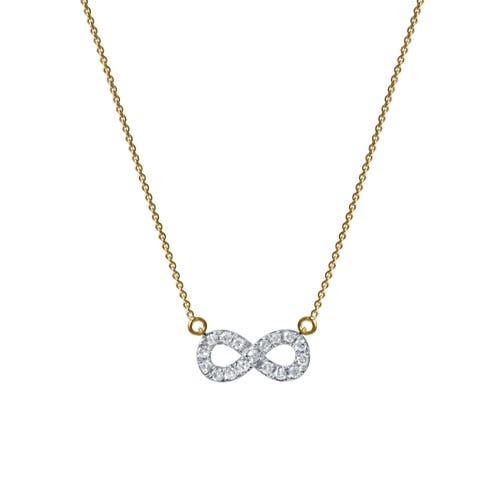 Aeries Infinity Diamond Necklace in 14K Gold