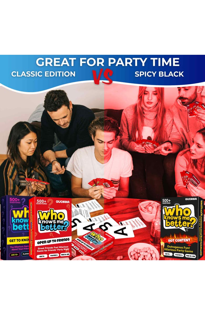 Quokka Who Knows Better? Trivia Card Games for Kids & Family, Alternate, color, Original