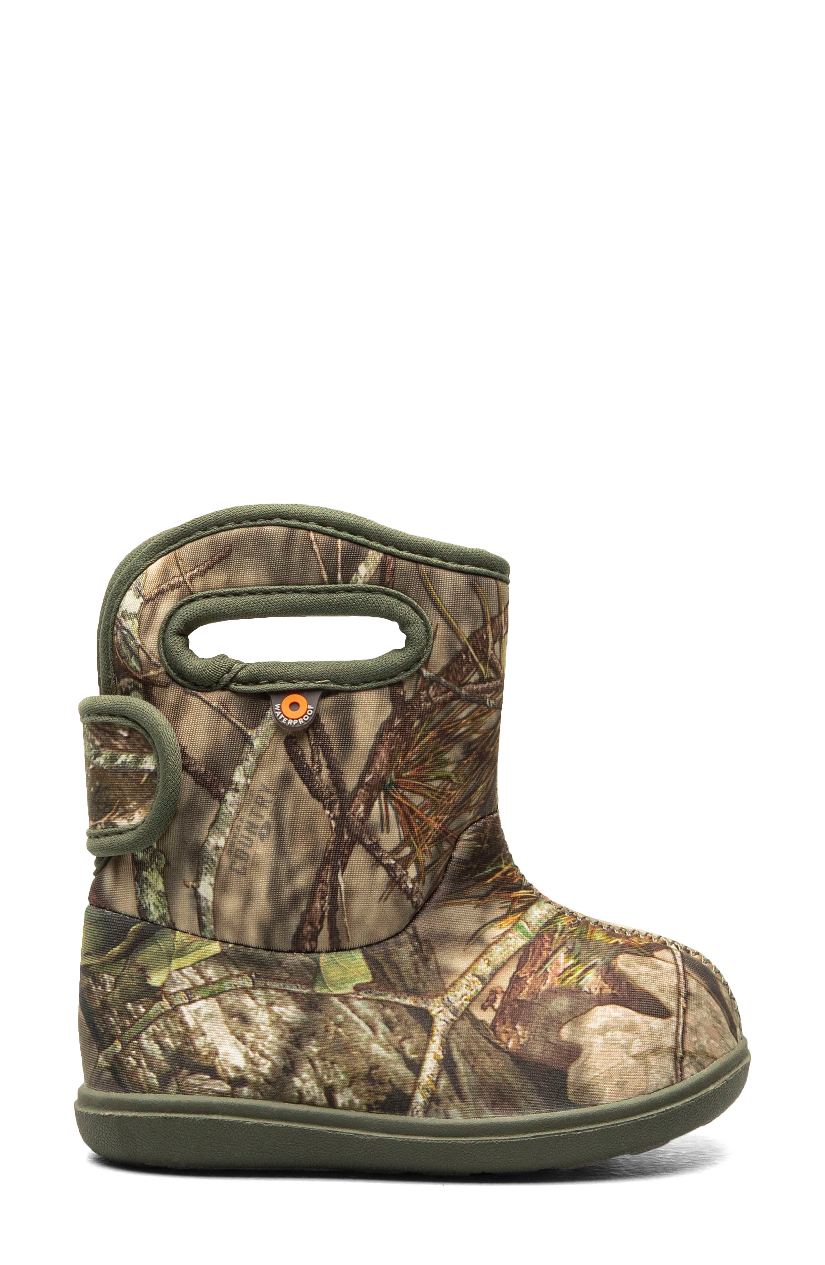 Baby Bogs II Insulated Waterproof Boot, Alternate, color, MOSSY OAK