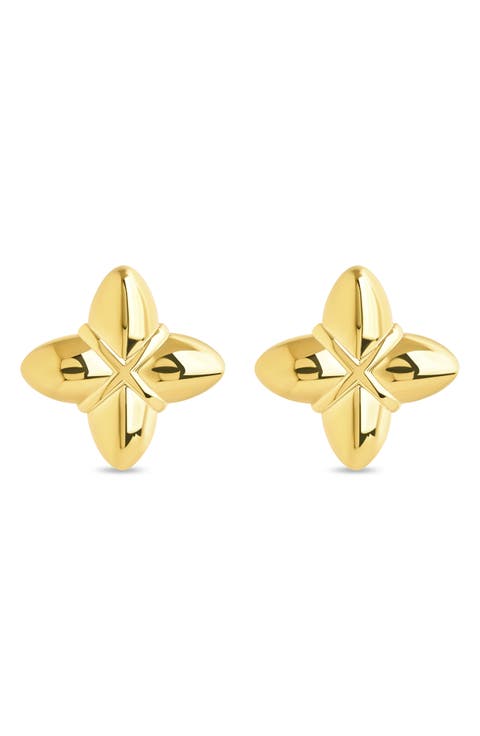 Erin Pointed Stud Earrings