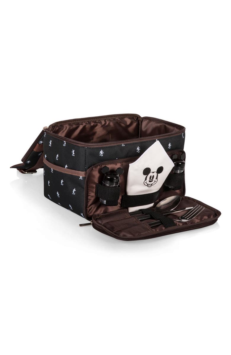 Picnic Time Mickey Mouse - Lunch Bag, Alternate, color, Black