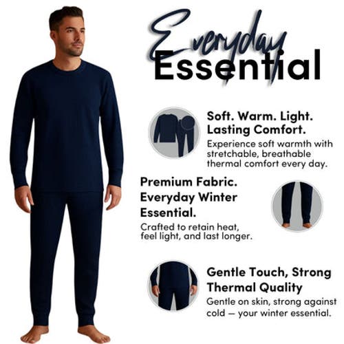 Benben Thermal Top & Bottom Base Layer Essential In Black