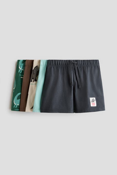 5-pack pull-on shorts