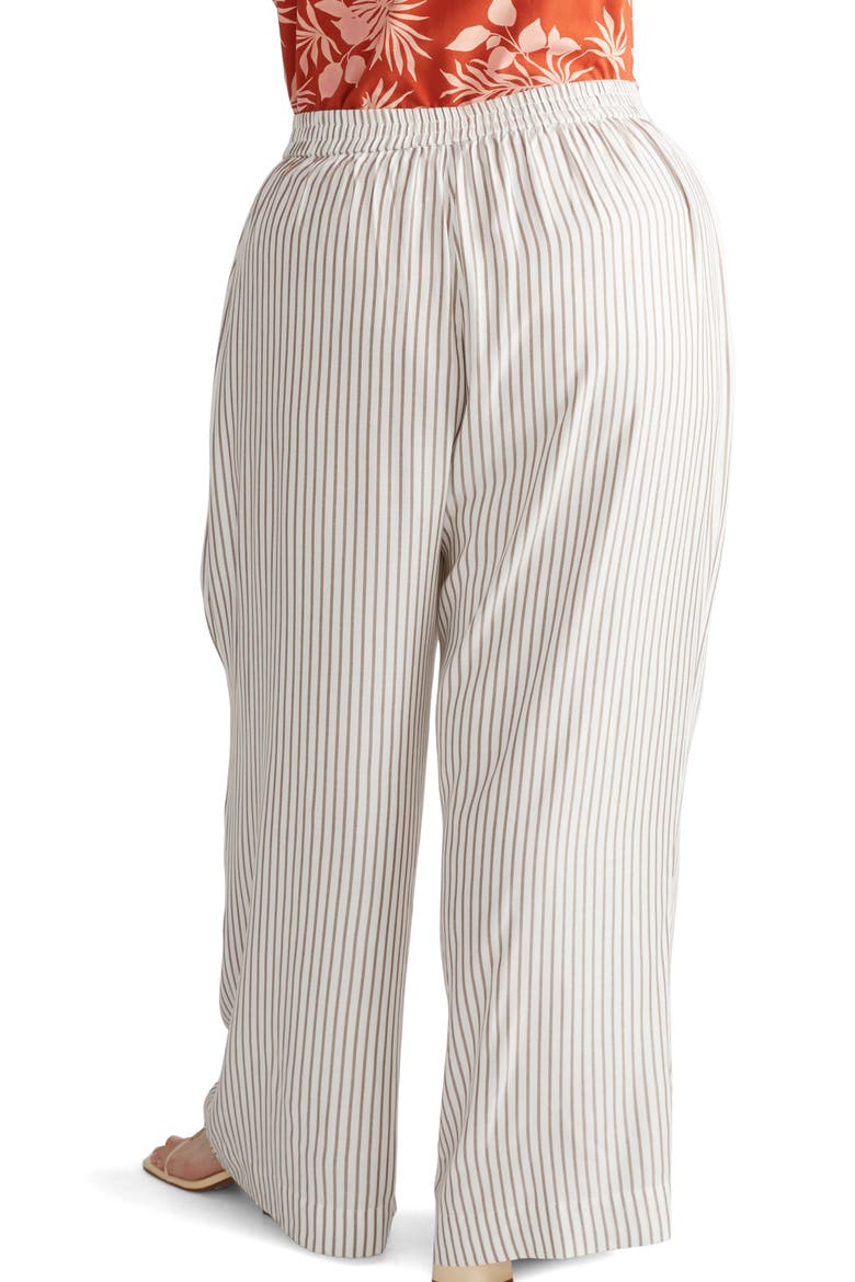 Stripe Wide Leg Beach Pants, Alternate, color, BEIGE/WHITE STRIPE