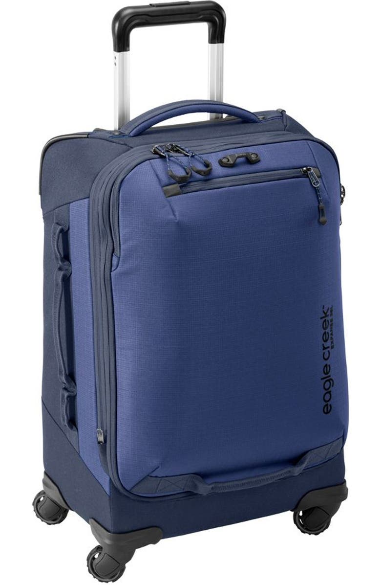 EAGLE CREEK Expanse 4 Wheeled 22 Inch Carry on Luggage, Main, color, Pilot Blue