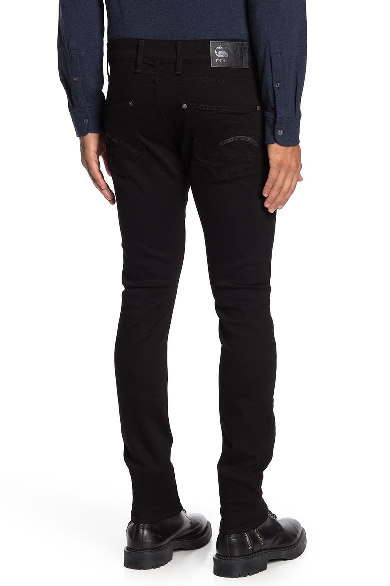 Revend Skinny Jeans, Alternate, color, PITCH BLACK