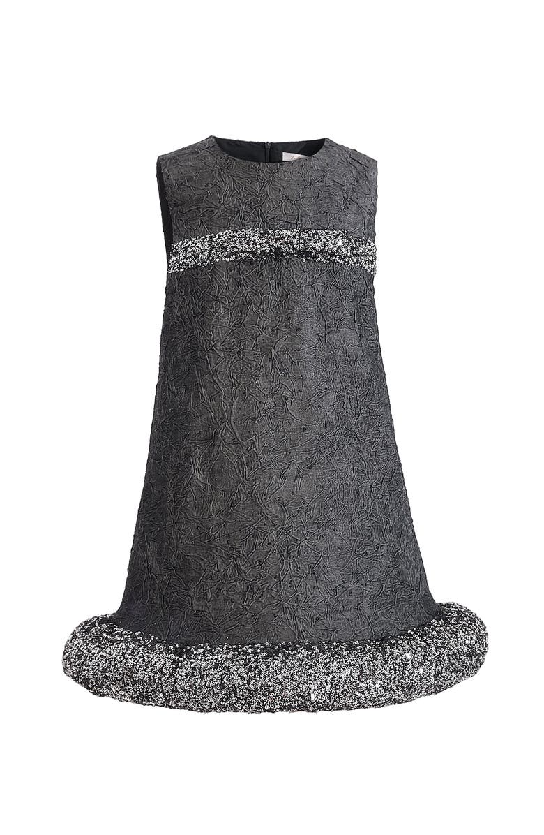 Tulleen Speckled Dress, Main, color, Grey