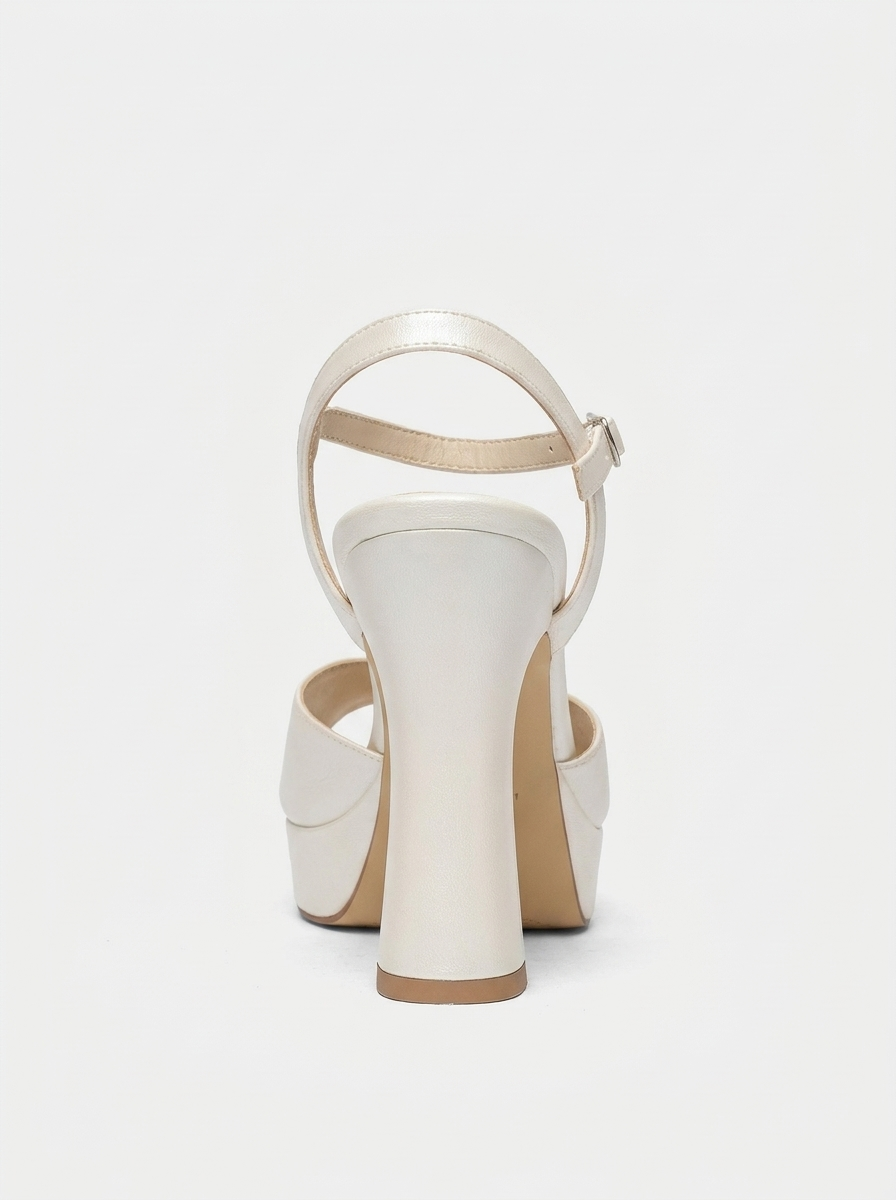 Lydia Bridal High Heels, Alternate, color, Ivory