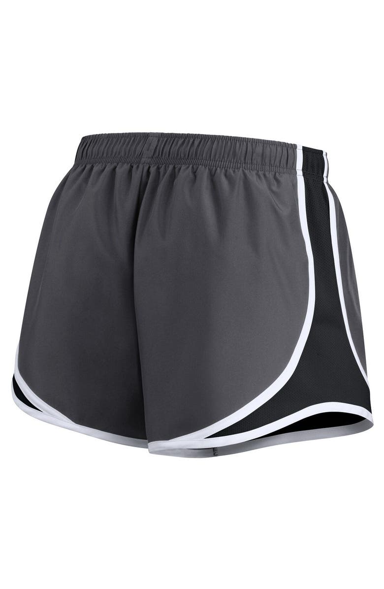 Nike Women's Nike Charcoal Las Vegas Raiders Logo Performance Tempo Shorts, Alternate, color, 