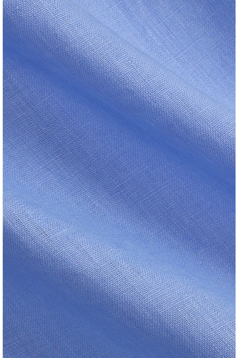 Classic Fit Linen Button-Down Shirt, Alternate, color, AUSTIN BLUE