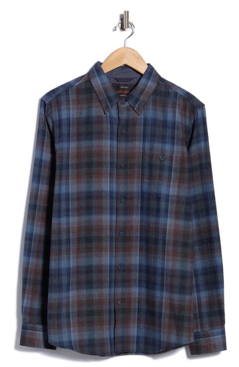 Plaid Flannel Button Down Shirt