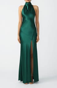 SAU LEE Penelope Satin Gown