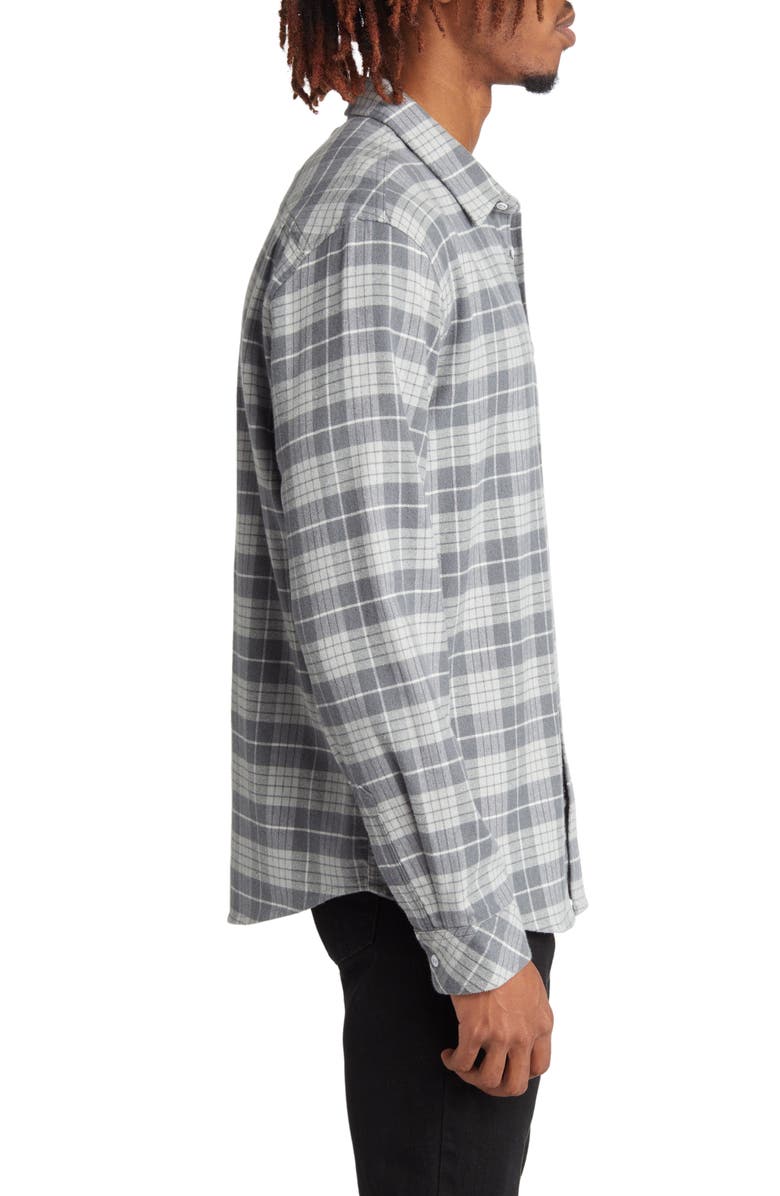 Rails Sussex Plaid Cotton Stretch Flannel Button-Up Shirt, Alternate, color, 