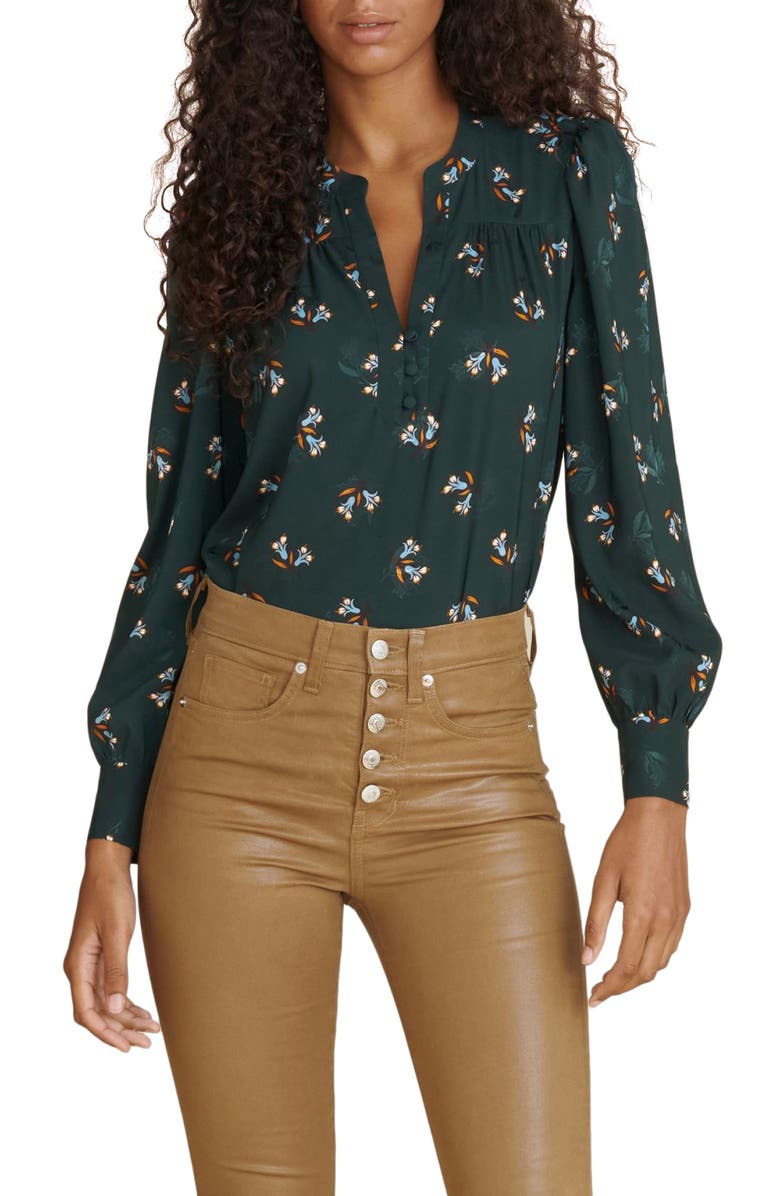 Veronica Beard Abbie Floral Blouse, Main, color,