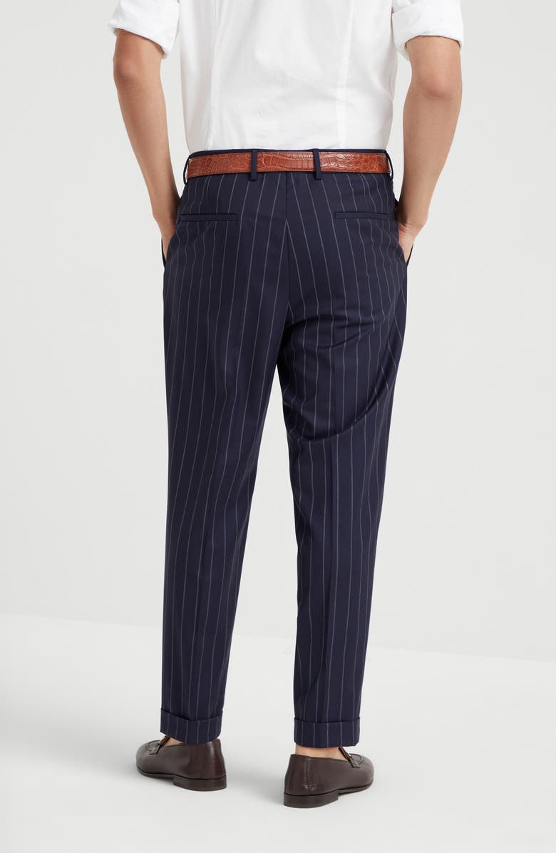 Brunello Cucinelli Chalk stripe trousers, Alternate, color,