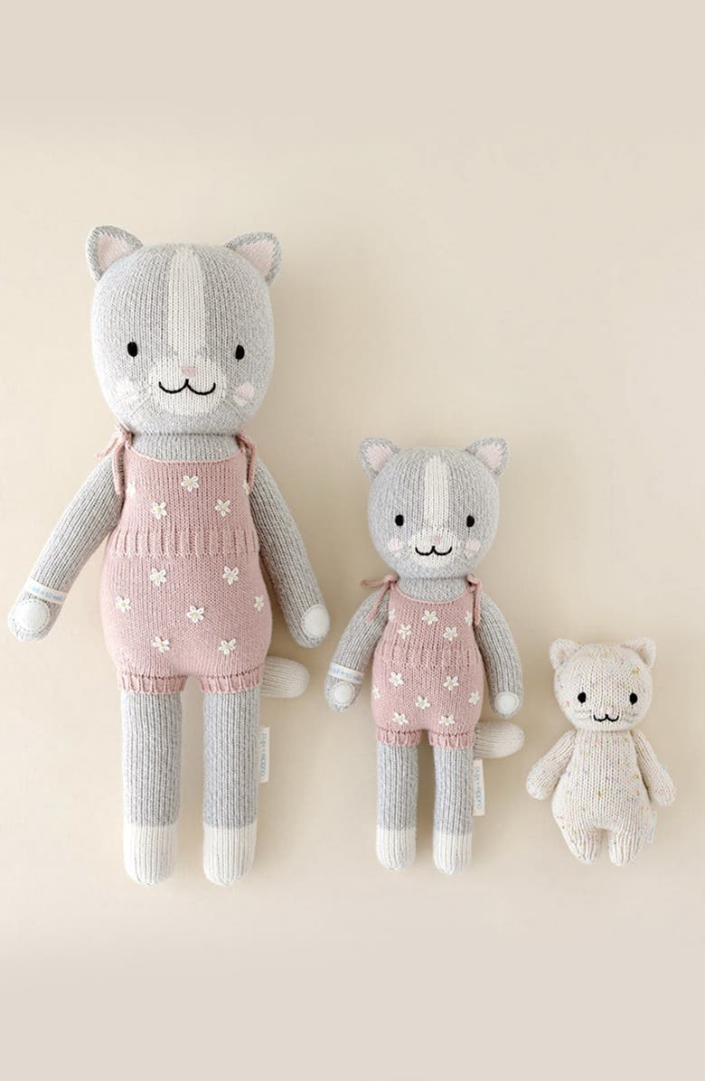 cuddle+kind Kitten Stuffed Animal, Alternate, color, Cream