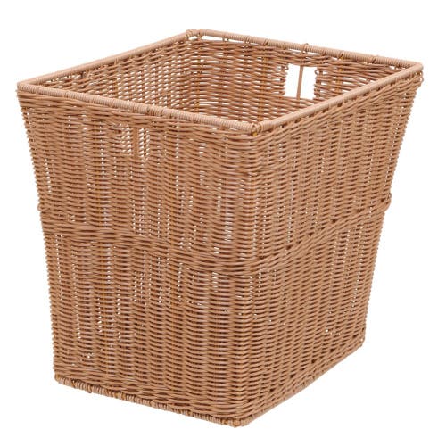 Kaplan Early Learning Company Washable Wicker Basket In Brown