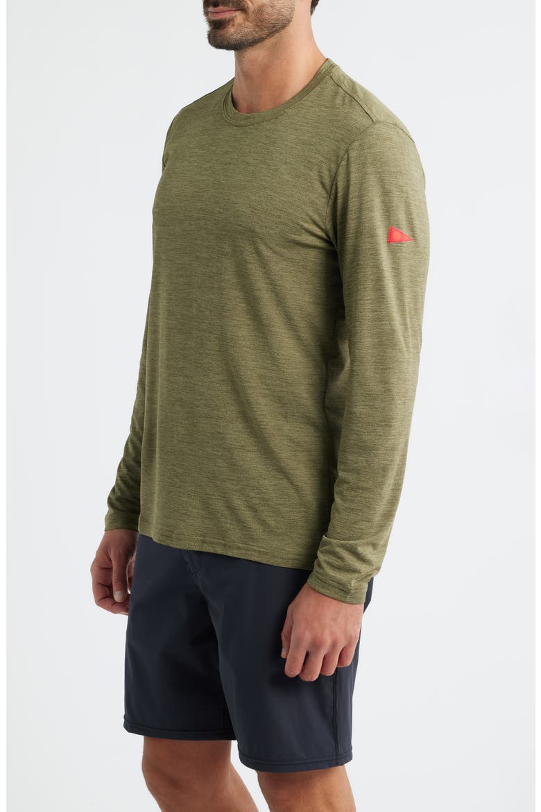 Airtex Performance Long Sleeve T-Shirt, Alternate, color, HEATHER BURNT OLIVE