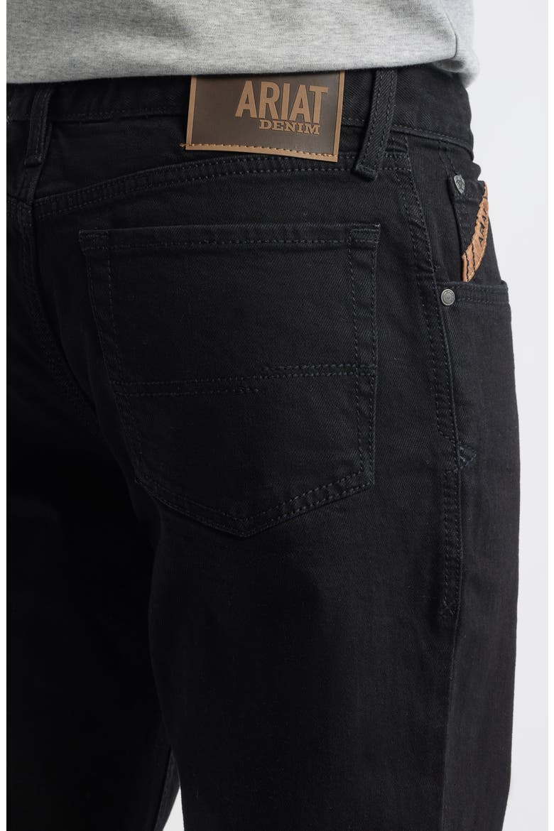 M4 Relaxed Bootcut Jeans, Alternate, color, BLACK