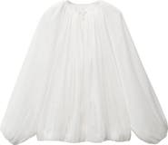 MANGO Gathered Semisheer Zip Jacket