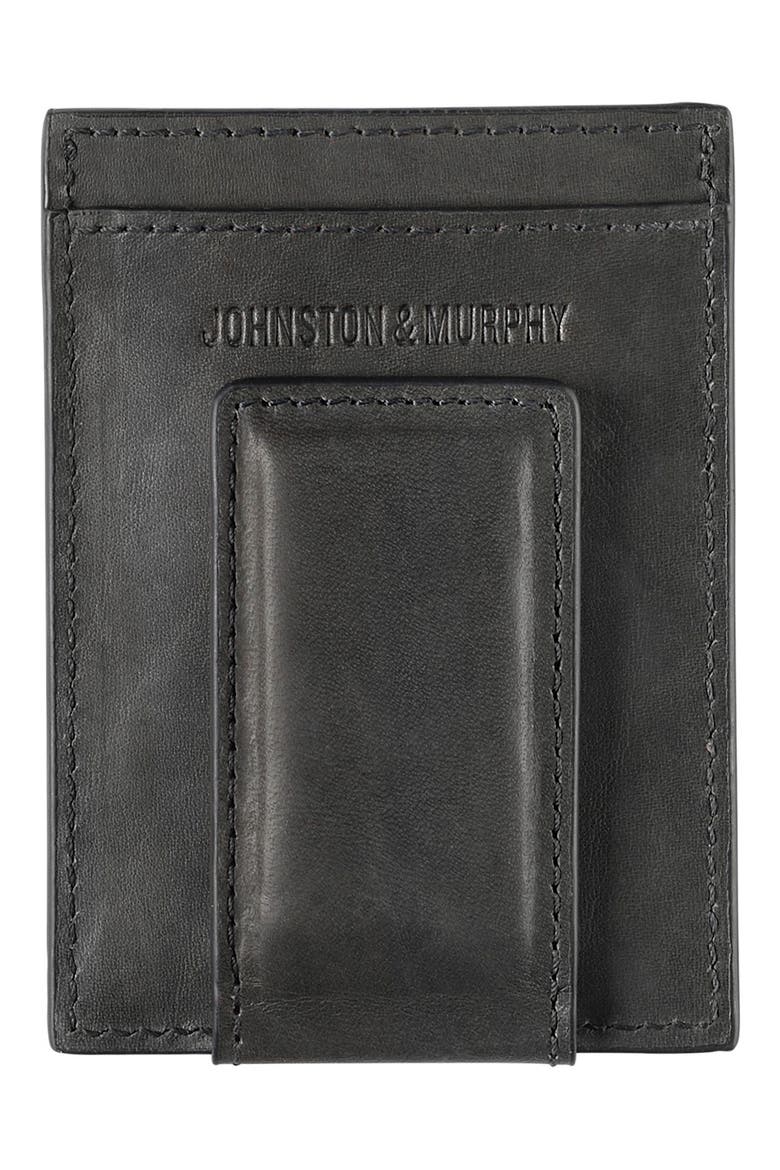 Rhodes Leather Money Clip Card Case, Alternate, color, BLACK