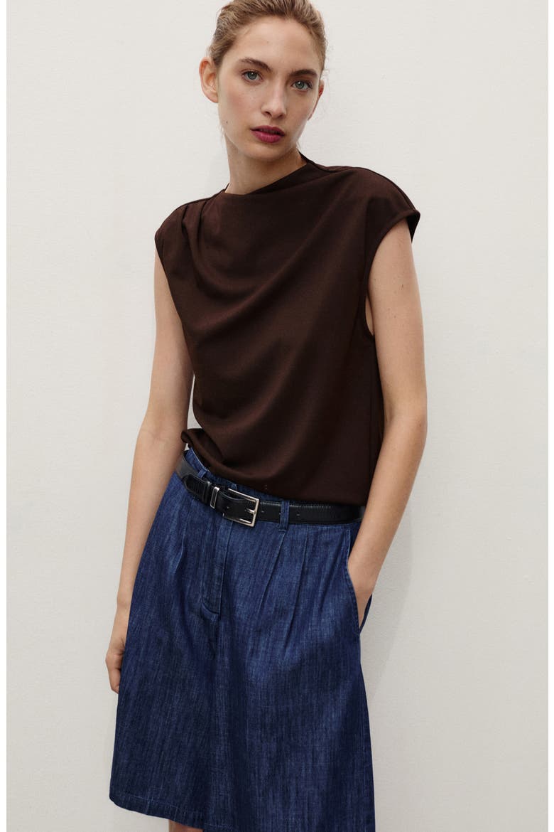 Denim Bermuda Shorts, Alternate, color, BLUE
