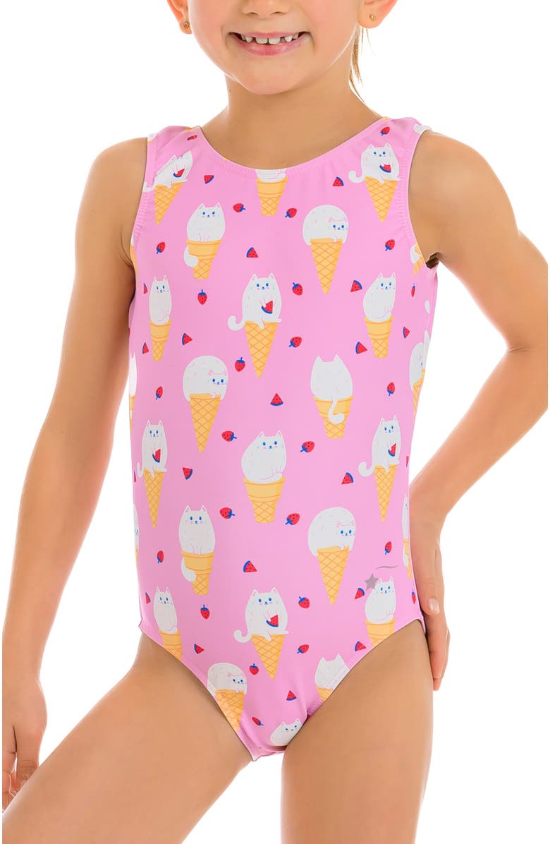 Destira Kitty Cones Leotard, Main, color, Kitty Cones