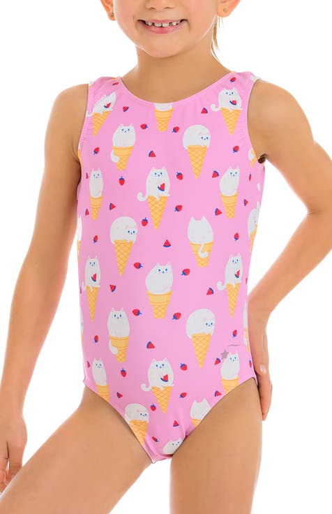 Kitty Cones Leotard (Toddler, Little Kid & Big Kid)