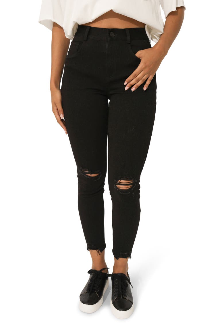 Skinny Dip Jeans, Alternate, color, Black