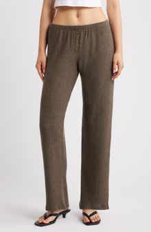 Bella Venice The Teala Low Rise Rib Pants