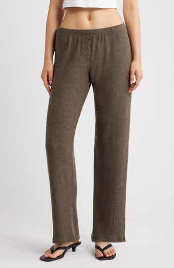 The Teala Low Rise Rib Pants