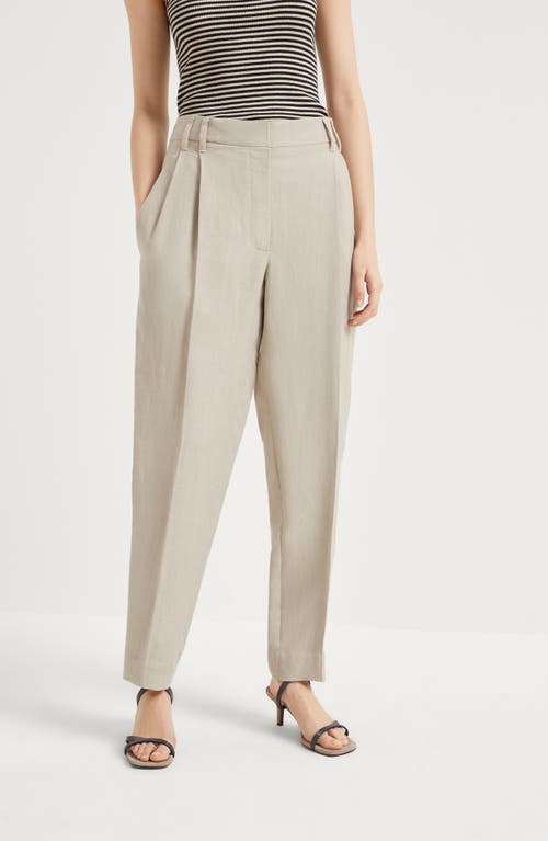 Brunello Cucinelli Slouchy Trousers In Desert