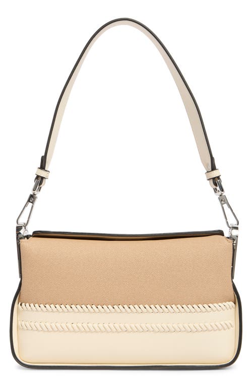 Shop Calvin Klein Fay Whipstich Canvas Shoulder Bag