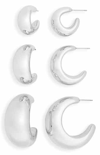 Tasha 3-Pack C Hoop Earrings