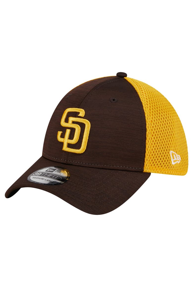 Men's New Era Brown San Diego Padres Neo 39THIRTY Flex Hat, Main, color, Brown
