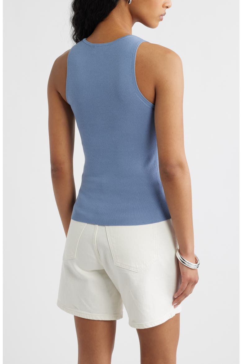 Scoop Neck Sweater Tank, Alternate, color, BLUE UMBRA