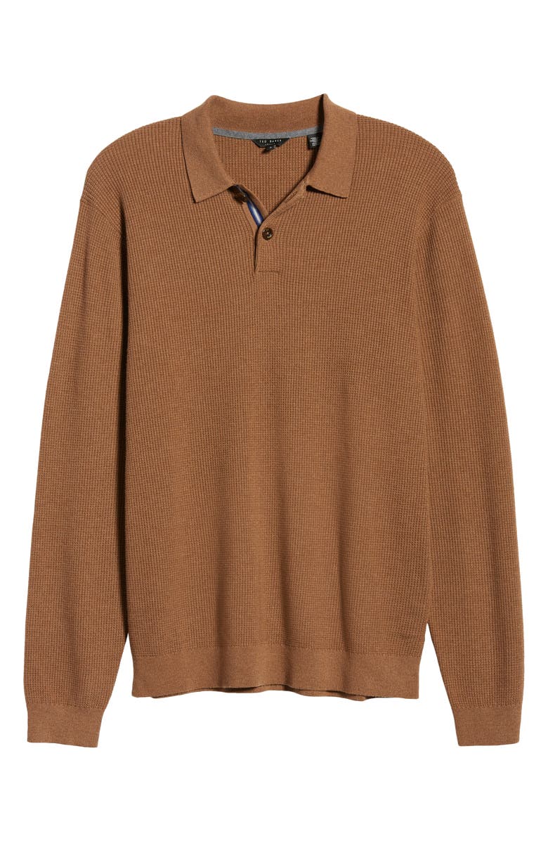Ted Baker London Batha Long Sleeve Polo, Alternate, color,