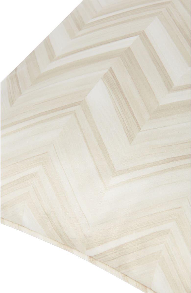 Missoni Home Layers 40x40 Cm Cotton Sateen Chevron Cushion, Alternate, color, White