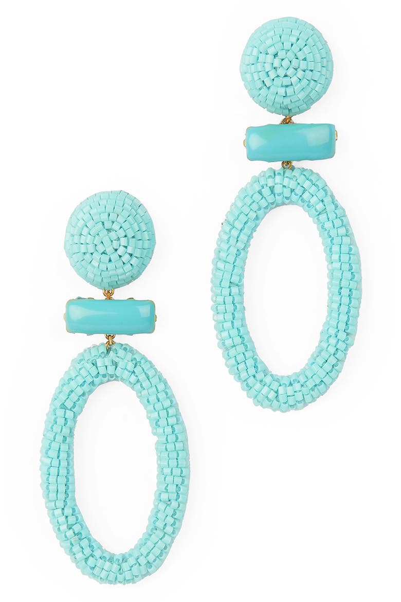 Yolanda Drop Earrings, Main, color, BLUE