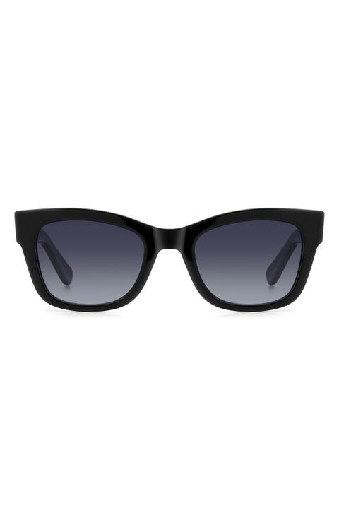 aimee 50mm gradient cat eye sunglasses