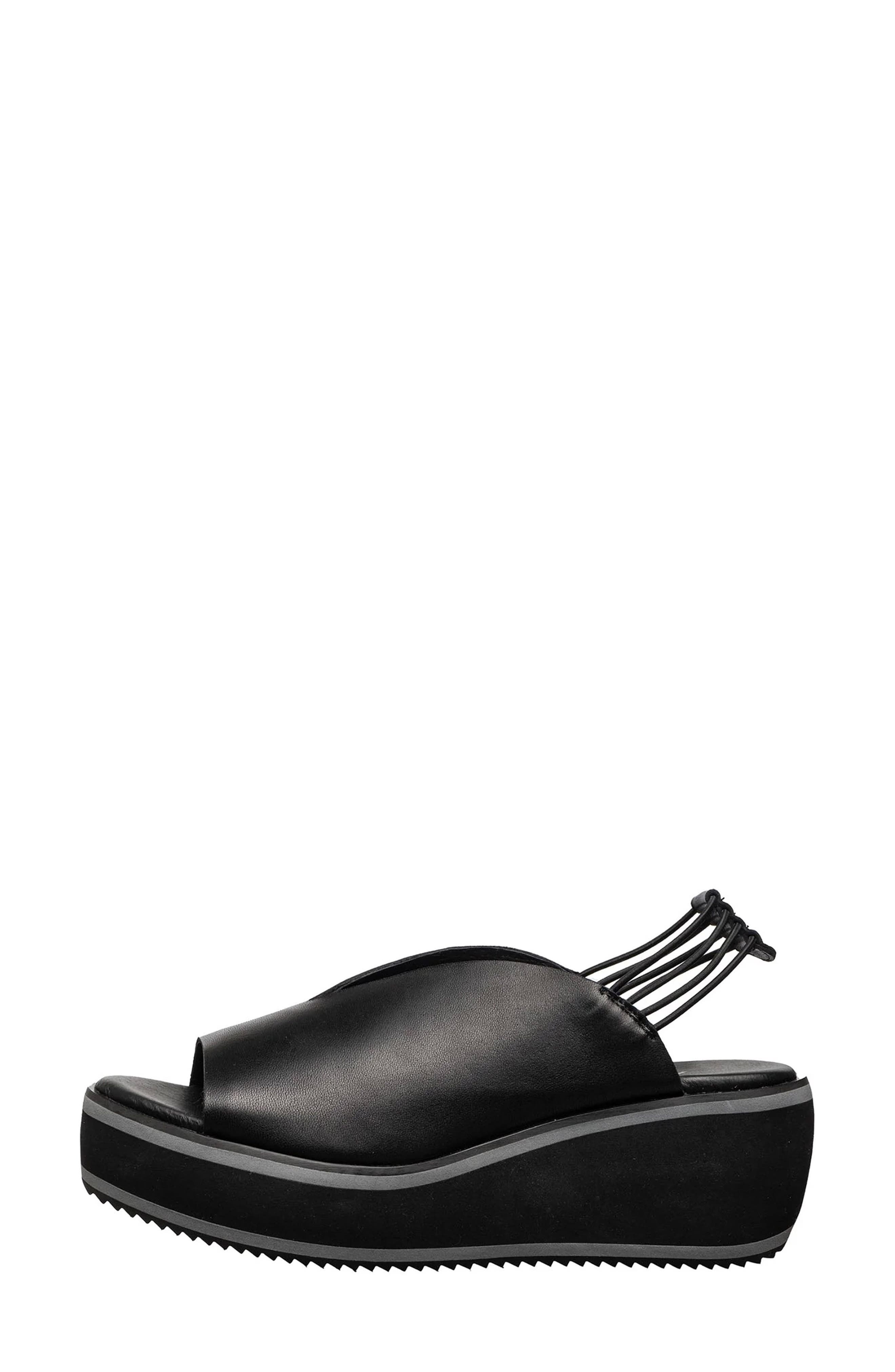 ANTELOPE Fiana Slingback Wedge Sandal, Alternate, color, Black