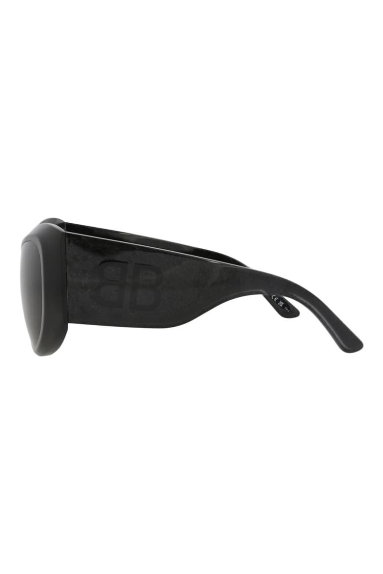 57mm Cat Eye Sunglasses, Alternate, color, BLACK BLACK GREY